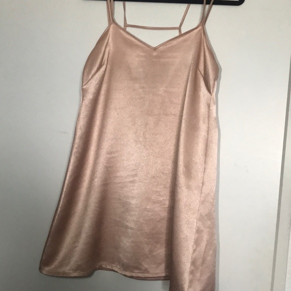 Motel Rocks Dresses & Skirts - Rose pink slip dress